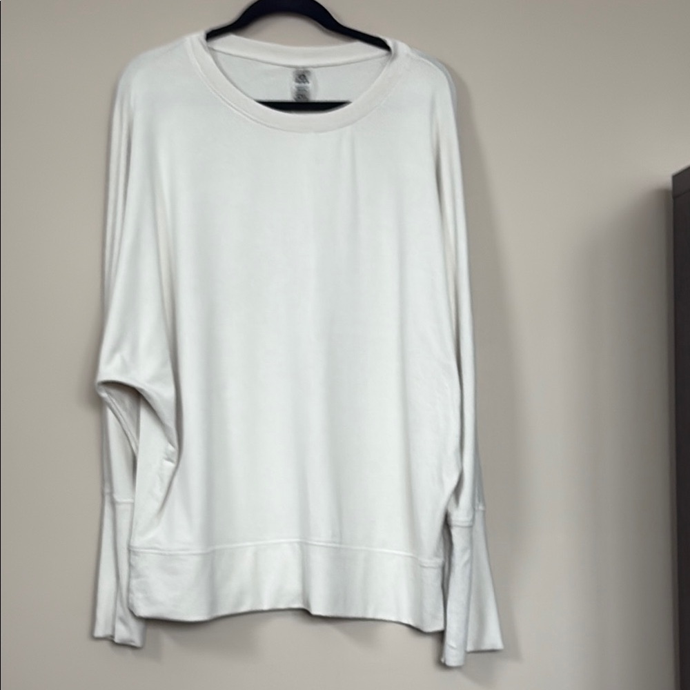 Mona B Cream Long Sleeve Top 2XL